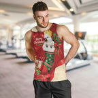 Sulphur-crested Cockatoo Christmas Australia Men Tank Top Aussie Xmas Sock Coquette Bow