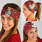 Sulphur-crested Cockatoo Christmas Australia Neck Gaiter Aussie Xmas Sock Coquette Bow