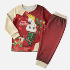 Sulphur-crested Cockatoo Christmas Australia Christmas Pajama Set Aussie Xmas Sock Coquette Bow