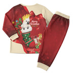 Sulphur-crested Cockatoo Christmas Australia Christmas Pajama Set Aussie Xmas Sock Coquette Bow