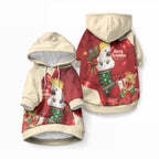 Sulphur-crested Cockatoo Christmas Australia Pet Hoodie Aussie Xmas Sock Coquette Bow