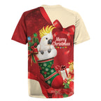 Sulphur-crested Cockatoo Christmas Australia Rugby Jersey Aussie Xmas Sock Coquette Bow