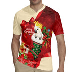 Sulphur-crested Cockatoo Christmas Australia Rugby Jersey Aussie Xmas Sock Coquette Bow