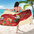 Sulphur-crested Cockatoo Christmas Australia Sarong Aussie Xmas Sock Coquette Bow