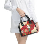 Sulphur-crested Cockatoo Christmas Australia Shoulder Handbag Aussie Xmas Sock Coquette Bow