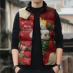 Sulphur-crested Cockatoo Christmas Australia Sleeveless Puffer Jacket Aussie Xmas Sock Coquette Bow