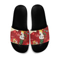 Sulphur-crested Cockatoo Christmas Australia Slide Sandals Aussie Xmas Sock Coquette Bow