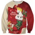 Sulphur-crested Cockatoo Christmas Australia Sweatshirt Aussie Xmas Sock Coquette Bow