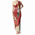 Sulphur-crested Cockatoo Christmas Australia Tank Maxi Dress Aussie Xmas Sock Coquette Bow