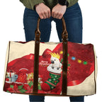 Sulphur-crested Cockatoo Christmas Australia Travel Bag Aussie Xmas Sock Coquette Bow