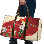 Sulphur-crested Cockatoo Christmas Australia Travel Bag Aussie Xmas Sock Coquette Bow