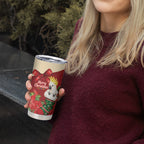 Sulphur-crested Cockatoo Christmas Australia Tumbler Cup Aussie Xmas Sock Coquette Bow