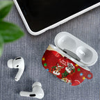 Kangaroo Koala Cockatoo Christmas Australia AirPods Case Aussie Xmas Sock Coquette Bow