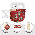 Kangaroo Koala Cockatoo Christmas Australia AirPods Case Aussie Xmas Sock Coquette Bow