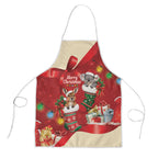 Kangaroo Koala Cockatoo Christmas Australia Apron Aussie Xmas Sock Coquette Bow
