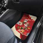 Kangaroo Koala Cockatoo Christmas Australia Car Mats Aussie Xmas Sock Coquette Bow