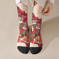 Kangaroo Koala Cockatoo Christmas Australia Crew Socks Aussie Xmas Sock Coquette Bow