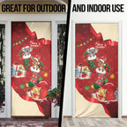 Kangaroo Koala Cockatoo Christmas Australia Door Cover Aussie Xmas Sock Coquette Bow