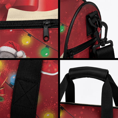 Kangaroo Koala Cockatoo Christmas Australia Duffle Bag Aussie Xmas Sock Coquette Bow