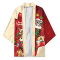 Kangaroo Koala Cockatoo Christmas Australia Kimono Aussie Xmas Sock Coquette Bow