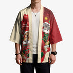 Kangaroo Koala Cockatoo Christmas Australia Kimono Aussie Xmas Sock Coquette Bow