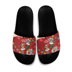 Kangaroo Koala Cockatoo Christmas Australia Slide Sandals Aussie Xmas Sock Coquette Bow