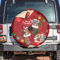 Kangaroo Koala Cockatoo Christmas Australia Spare Tire Cover Aussie Xmas Sock Coquette Bow