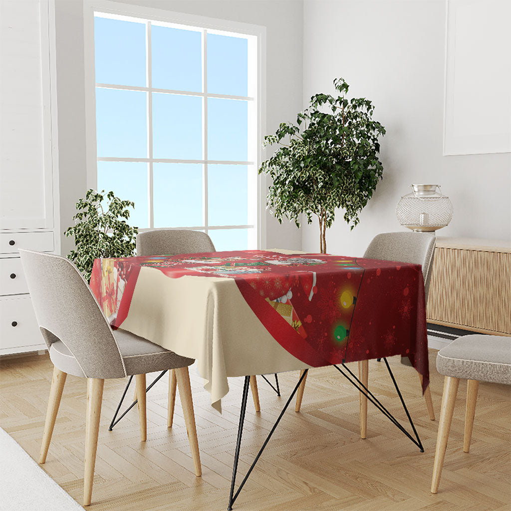 Kangaroo Koala Cockatoo Christmas Australia Tablecloth Aussie Xmas Sock Coquette Bow