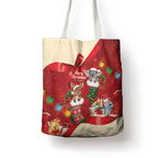 Kangaroo Koala Cockatoo Christmas Australia Tote Bag Aussie Xmas Sock Coquette Bow