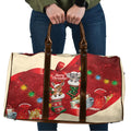 Kangaroo Koala Cockatoo Christmas Australia Travel Bag Aussie Xmas Sock Coquette Bow