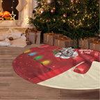 Kangaroo Koala Cockatoo Christmas Australia Tree Skirt Aussie Xmas Sock Coquette Bow