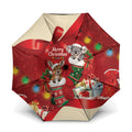 Kangaroo Koala Cockatoo Christmas Australia Umbrella Aussie Xmas Sock Coquette Bow