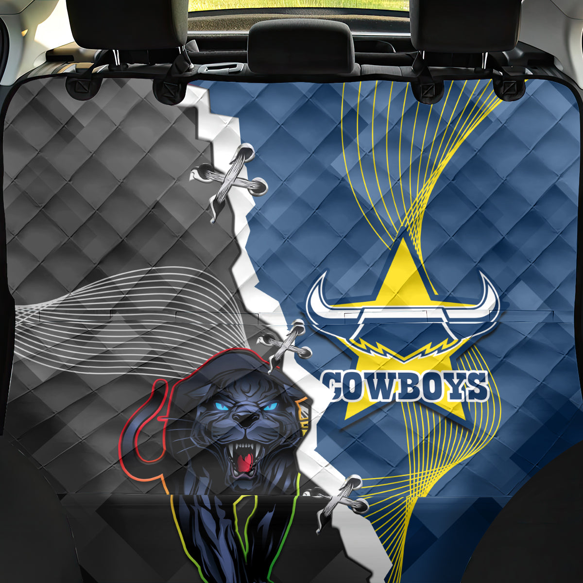 personalised-panthers-and-cowboys-rugby-back-car-seat-cover-sporty-version