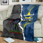 personalised-panthers-and-cowboys-rugby-blanket-sporty-version