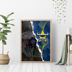 personalised-panthers-and-cowboys-rugby-canvas-wall-art-sporty-version