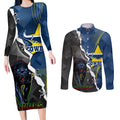 personalised-panthers-and-cowboys-rugby-couples-matching-long-sleeve-bodycon-dress-and-long-sleeve-button-shirts-sporty-version