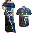 personalised-panthers-and-cowboys-rugby-couples-matching-off-shoulder-maxi-dress-and-hawaiian-shirt-sporty-version