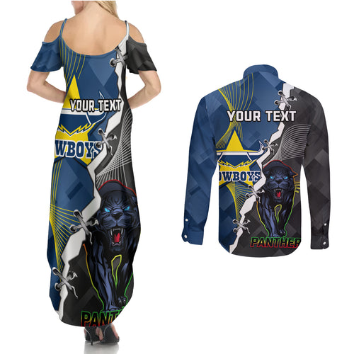 personalised-panthers-and-cowboys-rugby-couples-matching-summer-maxi-dress-and-long-sleeve-button-shirts-sporty-version