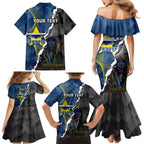 personalised-panthers-and-cowboys-rugby-family-matching-mermaid-dress-and-hawaiian-shirt-sporty-version