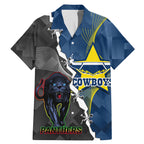 personalised-panthers-and-cowboys-rugby-family-matching-mermaid-dress-and-hawaiian-shirt-sporty-version
