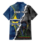 personalised-panthers-and-cowboys-rugby-family-matching-mermaid-dress-and-hawaiian-shirt-sporty-version
