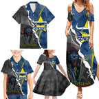 personalised-panthers-and-cowboys-rugby-family-matching-summer-maxi-dress-and-hawaiian-shirt-sporty-version
