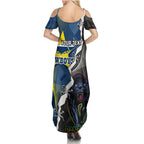 personalised-panthers-and-cowboys-rugby-family-matching-summer-maxi-dress-and-hawaiian-shirt-sporty-version