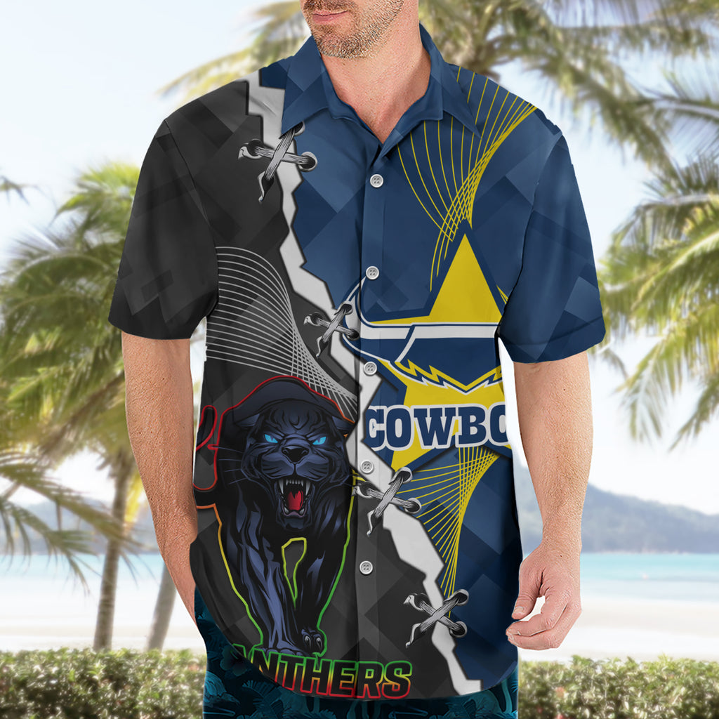 personalised-panthers-and-cowboys-rugby-hawaiian-shirt-sporty-version