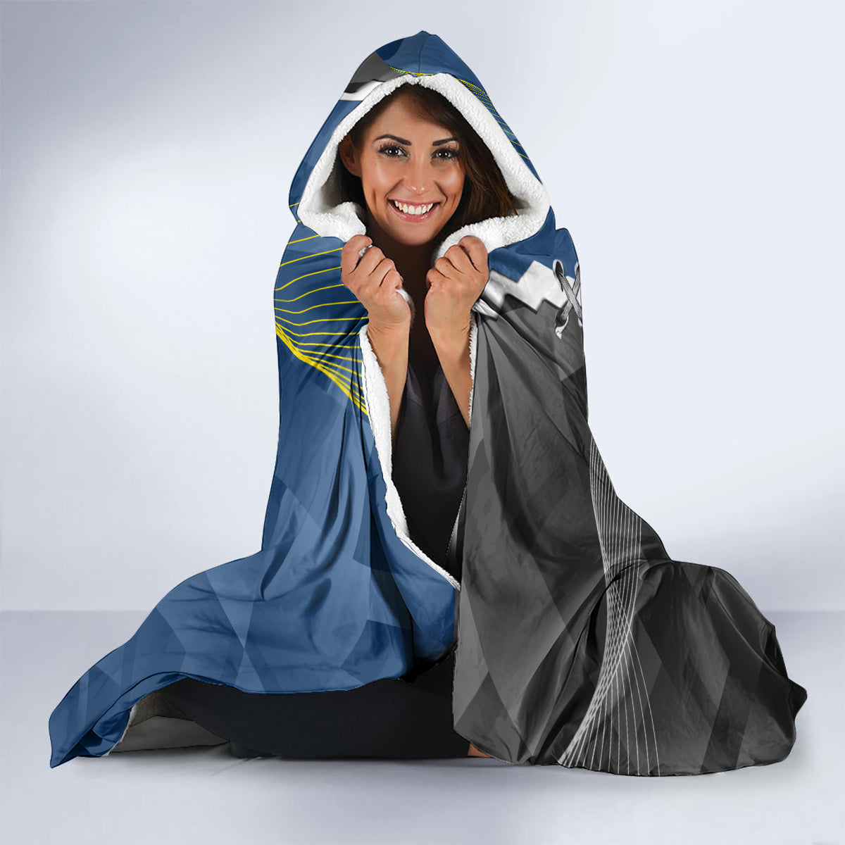 personalised-panthers-and-cowboys-rugby-hooded-blanket-sporty-version