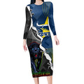 personalised-panthers-and-cowboys-rugby-long-sleeve-bodycon-dress-sporty-version