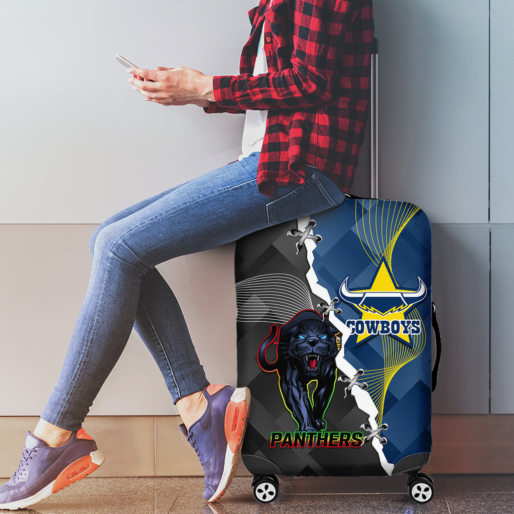 personalised-panthers-and-cowboys-rugby-luggage-cover-sporty-version