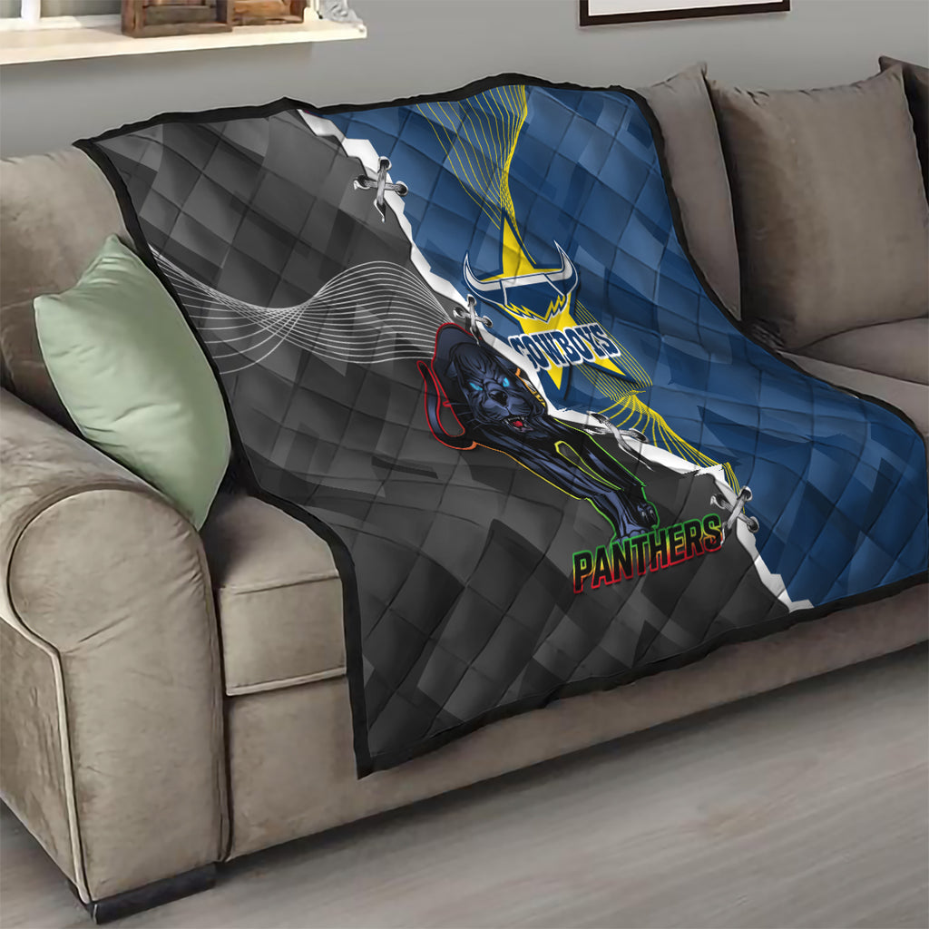 personalised-panthers-and-cowboys-rugby-quilt-sporty-version