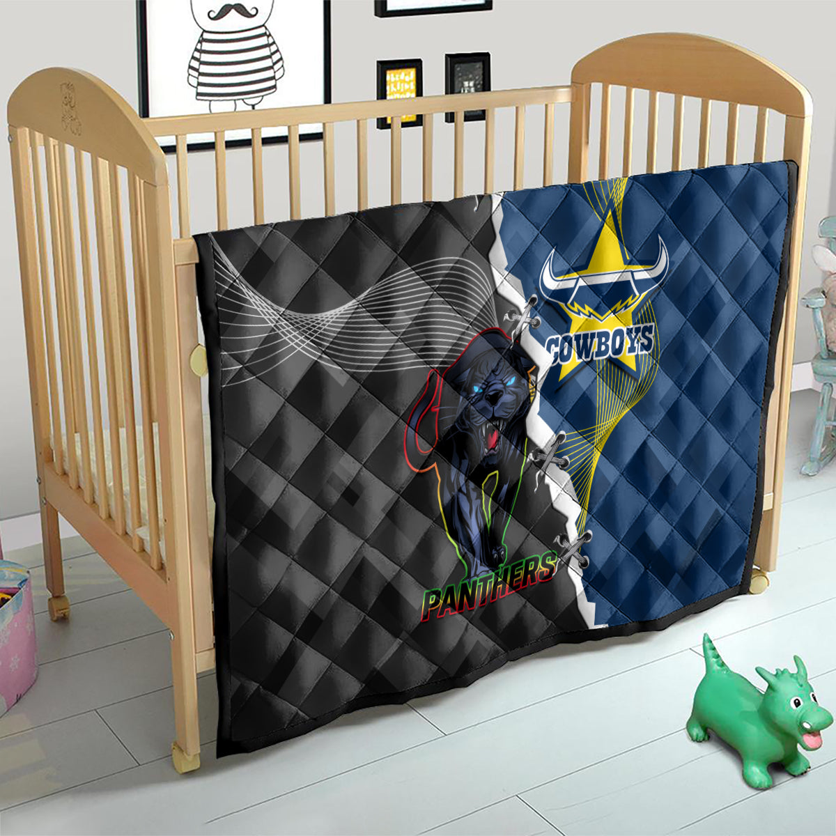 personalised-panthers-and-cowboys-rugby-quilt-sporty-version