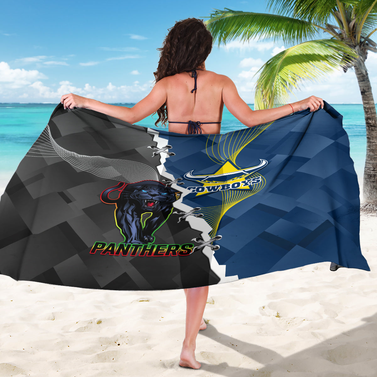 personalised-panthers-and-cowboys-rugby-sarong-sporty-version